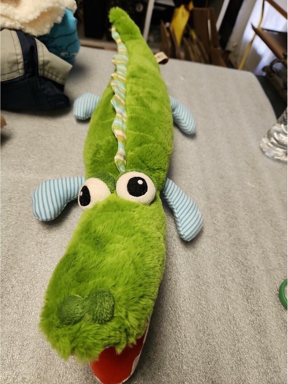 Maison Chic TOOTH FAIRY Pillow Gary Gator  ALLIGATOR Plush!.